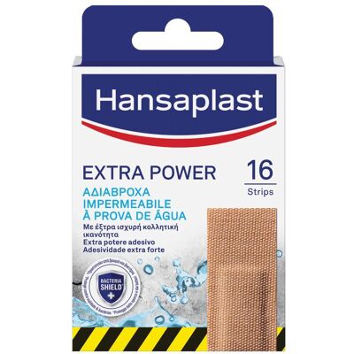 BEIERSDORF SpA Hansaplast, Cerotti Extra Power, 16 pezzi BEIERSDORF SpA Hansaplast, Cerotti Extra Power, 16 pezzi