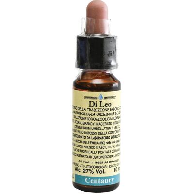 LABORATORIO ERBORISTICO DI LEO CENTAURY N4 FIORE DI BACH 10ML LABORATORIO ERBORISTICO DI LEO CENTAURY N4 FIORE DI BACH 10ML
