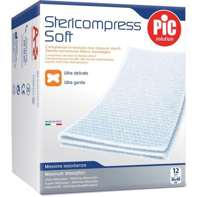 PIKDARE SpA Garze laparotomiche in tessuto non tessuto 10x10cm 6 pezzi PIKDARE SpA Garze laparotomiche in tessuto non tessuto 10x10cm 6 pezzi