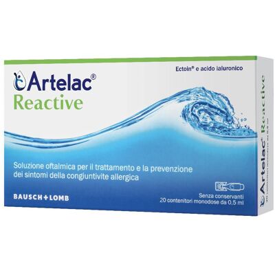 Bausch & Lomb Artelac Reactive - Soluzione Oftalmica Trattamento Congiuntivite 20 Flaconi Bausch & Lomb Artelac Reactive - Soluzione Oftalmica Trattamento Congiuntivite 20 Flaconi