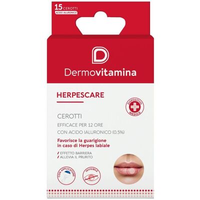 PASQUALI Srl Dermovitamina SOS Herpes Care Cerotti con Acido Ialuronico, 15 Cerotti PASQUALI Srl Dermovitamina SOS Herpes Care Cerotti con Acido Ialuronico, 15 Cerotti