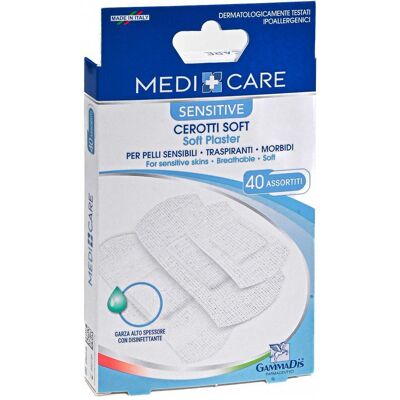 GammaDis Cerotti di Primo Soccorso - Pelle Sensibile Assortiti 40 pz GammaDis Cerotti di Primo Soccorso - Pelle Sensibile Assortiti 40 pz