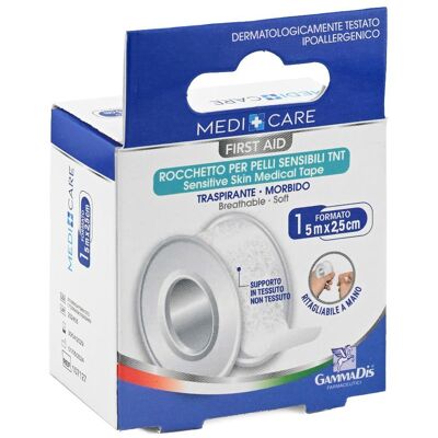 Gammadis Farmaceutici Srl Rotolo di Tessuto Non Tessuto Bianco - Resistente - 500x2.5cm Gammadis Farmaceutici Srl Rotolo di Tessuto Non Tessuto Bianco - Resistente - 500x2.5cm
