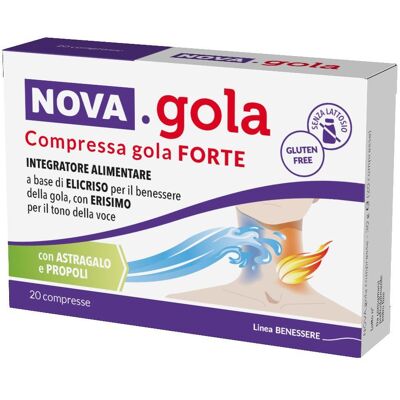 Nova Argentia Nova Gola Forte - Integratore gola Nova Argentia Nova Gola Forte - Integratore gola