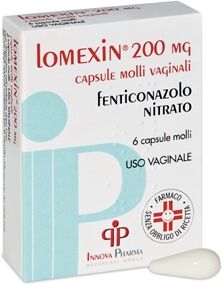 Innova Recordati Lomexin 200 mg - Trattamento infezioni vaginali 6 ovuli vaginali