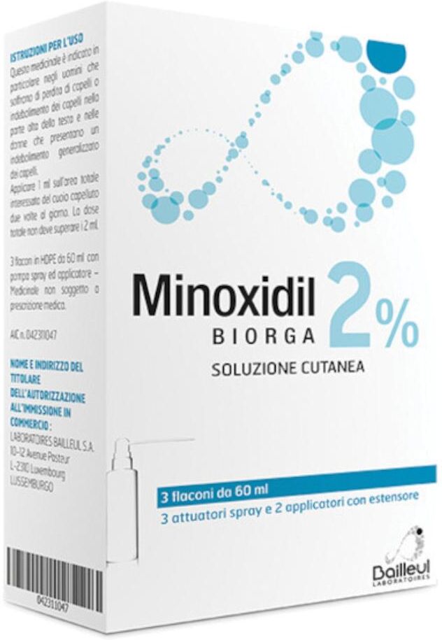 Bailleul MINOXIDIL BIORGA*SOL CUT 3FL2%