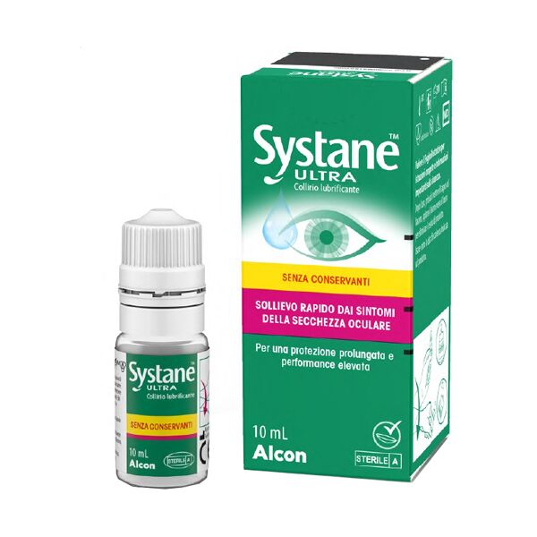 giuliani spa systane - ultra collirio lubrificante senza conservanti 10ml - idratazione intensa per occhi sensibili