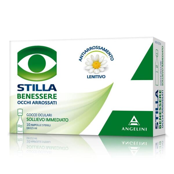 angelini (a.c.r.a.f.) spa angelini stilla benessere 10 ampolle - gocce oculari antiarrossamento e lenitive