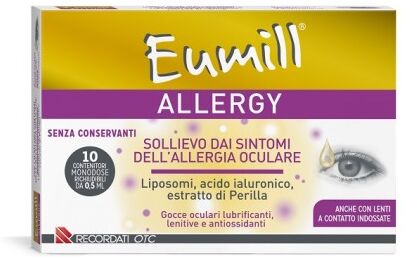 recordati spa eumill allergy gocce 10 flaconcini 10ml