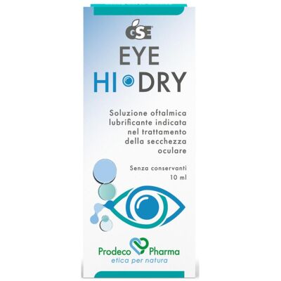 PRODECO PHARMA Srl Prodeco Pharma - GSE Eye Hi-Dry - Soluzione Oftalmica Lubrificante 10 ml PRODECO PHARMA Srl Prodeco Pharma - GSE Eye Hi-Dry - Soluzione Oftalmica Lubrificante 10 ml