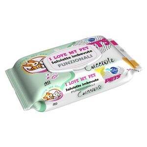 Ala Srl A+Cure I Love My Pet Salviette Pop-up Lavanda 40 Pezzi per la Pulizia del Pelo di Cani e Gatti - Pulizia Efficace per i Tuoi Animali Domestici