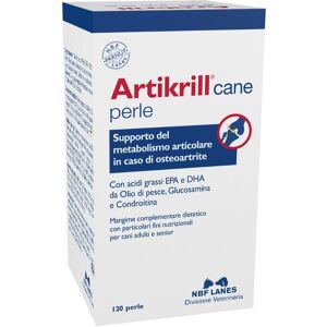 N.B.F. Lanes Srl Artikrill Cane 120 Perle - Integratore per il Metabolismo Articolare e Sostegno nell'Osteo-Artrite Canina