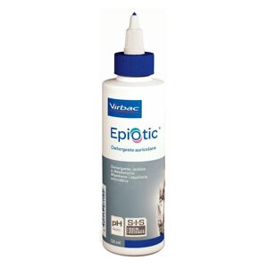Virbac Srl Epiotic Detergente Auricolare 125ml - Pulizia delicata per le orecchie del tuo animale