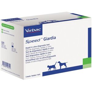 Virbac Srl Speed Giardia Test Diagnostico Rapido Per Animali 5 Test - Rileva la Giardia nei tuoi Animali Domestici