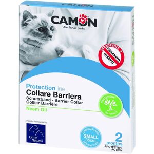 Camon Spa Protection Collare Antiparassitario all'Olio di Neem per Gatto 35cm - Protezione Efficace e Naturale contro Zecche e Pulci