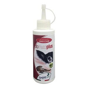 BIO + OtomucoPlus Detergente Orecchie Contro Cerume, Secrezione e Sporco per Cani e Gatti 100ml - Pulizia Auricolare Efficace