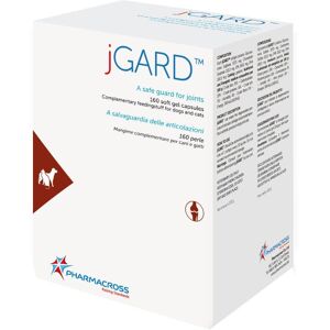 Pharmacross Co Ltd Jgard Integratore Per Cani e Gatti a Salvaguardia delle Articolazioni 160 Perle - Supporto Articolare di Qualità per Animali Domestici