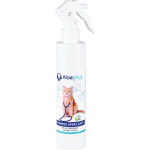 Hdr Srl Aloeplus Shampoo Ipo-Allergenico Antibatterico Spray 250ml per Gatti - Igiene e Benessere Felino