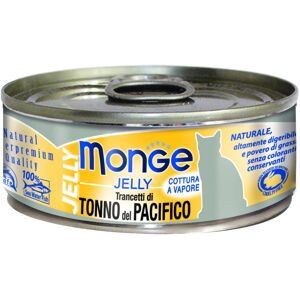 Monge & C. Spa Monge Natural Tonno Pinne Gialle Con Salmone Cibo Umido Per Gatti Adulti 80g