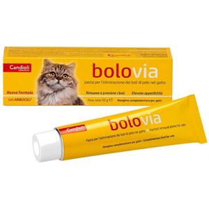 Candioli Ist.Profil.E Farm.Spa Bolo Via Pasta Appetibile per Gatti - 50g - Facilita l'Eliminazione dei Boli di Pelo nel Gatto