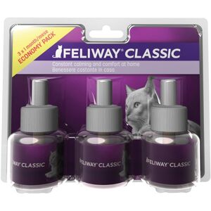 Ceva Salute Animale Spa Feliway Classic Ricarica 3 Pezzi da 48ml - Feromone per Gatti Stressati