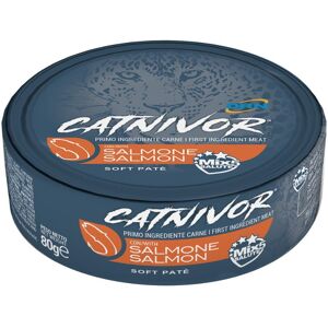 Nextmune Italy Srl Catnivor Soft Patè Cibo per Gatti Adulti al Salmone - 80g