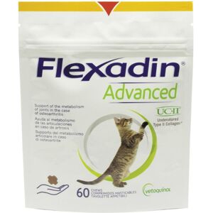 Vetoquinol Italia Srl Flexadin Advanced Mangime Complementare Articolazioni Gatti 60 Tavolette - Supporto Articolare di Qualità per Gatti