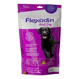 Vetoquinol Italia Srl Flexadin Adult Mangime Complementare Articolazioni Cani Adulti 120 Tavolette - Supporto per le Articolazioni Canine