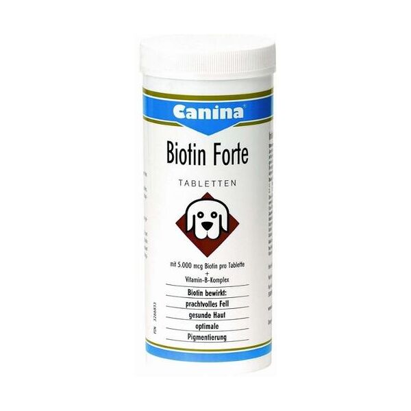 canina pharma gmbh biotin forte 30 tavolette - integratore per pelo lucido e cute sana