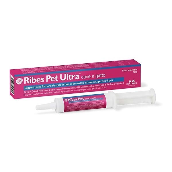 nbf lanes vet ribes pet ultra pasta mangime complementare cane e gatto 30g - integratore nutrizionale per animali domestici