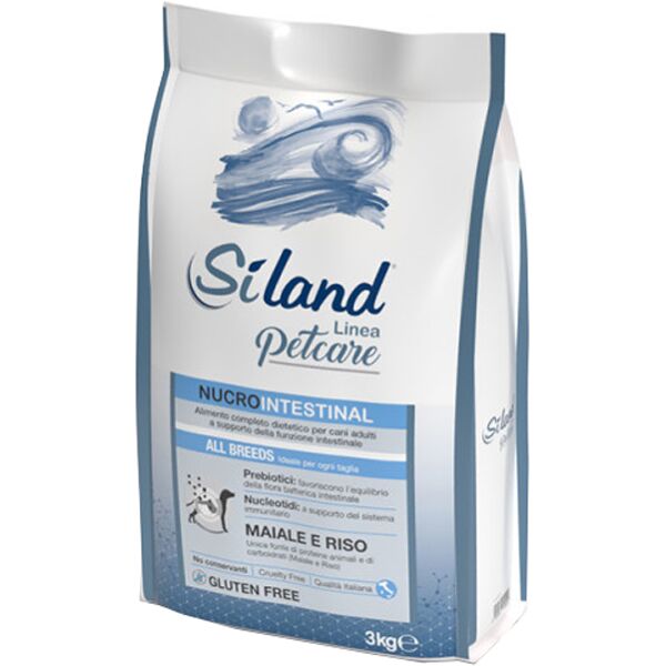 aurora biofarma vet siland nucrointestinal alimento per cani adulti maiale e riso 3kg - nutrizione bilanciata