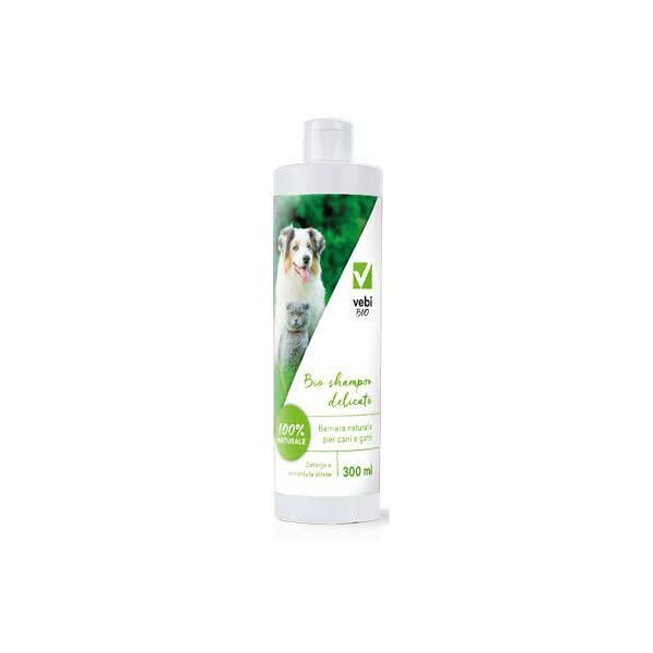 vebi istituto biochimico srl bio shampoo delicato barriera naturale per cani e gatti 300ml - pulizia naturale e delicata per animali domestici