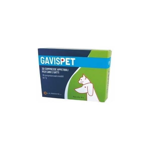 avicenna natural institute srl gavispet 30 compresse - integratore per la salute gastrica di cani e gatti