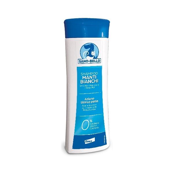 elanco italia spa sano e bello shampoo per manti bianchi lunghi - 250ml