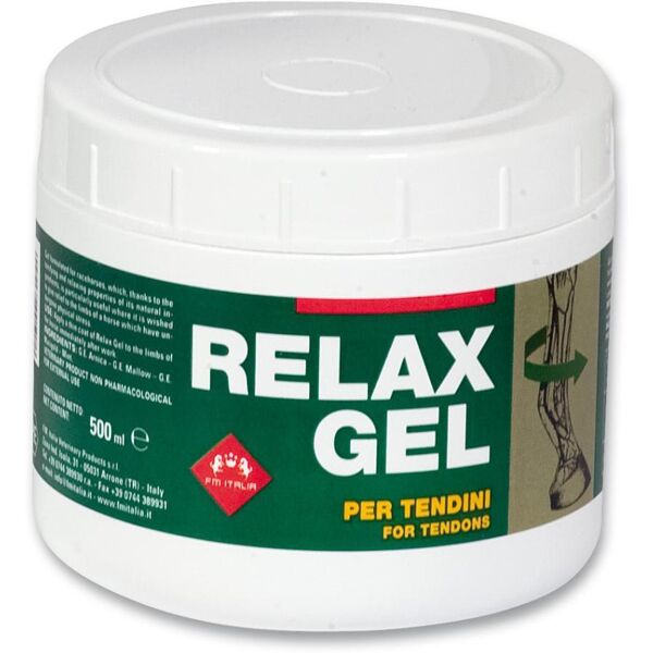 fm italia group srl relax gel per i tendini dei cavalli 500ml - gel idratante per tendini sani ed elastici