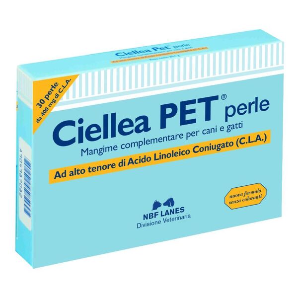 n.b.f. lanes srl ciellea pet mangime complementare per cani e gatti 30 perle - integratore nutrizionale per la salute del tuo animale domestico