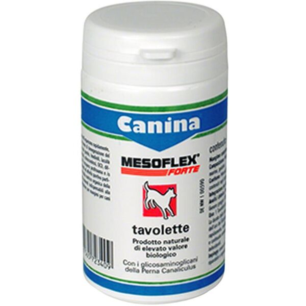 canina pharma gmbh mesoflex forte 60 tavolette per articolazioni e ossa per cani - integratore di alta qualità per la salute articolare