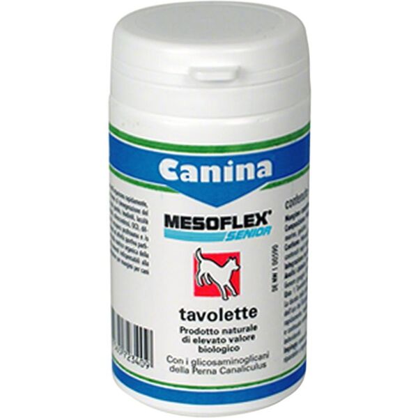 canina pharma gmbh mesoflex senior 30 tavolette per articolazioni e ossa per cani anziani - integratore di alta qualità per la salute articolare dei cani in età avanzata