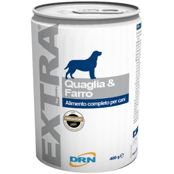 nextmune italy srl extra quaglia e farro cibo umido cani adulti 400g - alimento naturale per cani con proteine di quaglia e farro