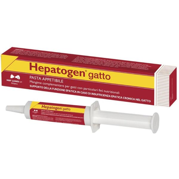 n.b.f. lanes srl hepatogen gatto pasta appetibile per supporto della funzione epatica in caso di insufficienza epatica cronica per gatti 30g - integratore per la salute epatica dei gatti