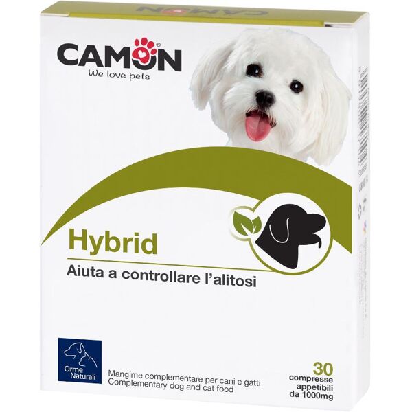 camon spa hybrid mangime complementare per cani e gatti 30 compresse - integratore multifunzionale per animali domestici