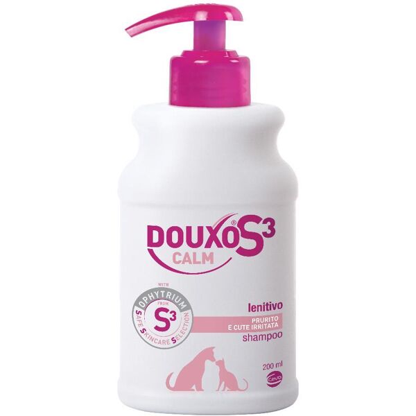 ceva salute animale spa douxo s3 calm shampoo lenitivo per cani e gatti - 200ml - cura della pelle sensibile