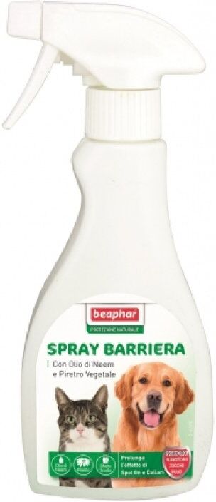 beaphar b.v. spray protezione naturale per cani e gatti 250ml - difesa efficace contro parassiti