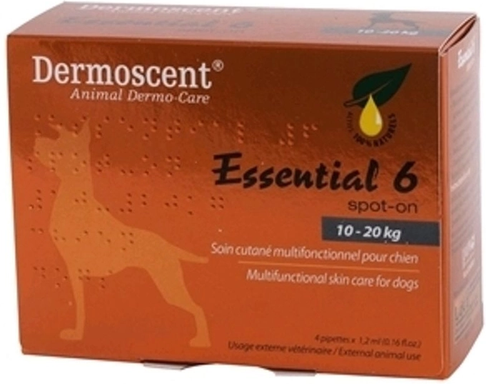 ldca sas essential 6 spot on cane 4 pipette da 1,2ml 10-20 kg - trattamento per la salute della pelle e del mantello