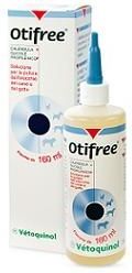 vetoquinol (fr) s.a. otifree soluzione auricolare cane e gatto 160ml - detergente e igiene per le orecchie dei tuoi animali