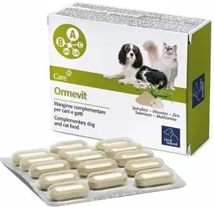 camon spa ormevit mangime complementare per cani e gatti 60 compresse - integratore multivitaminico per animali domestici