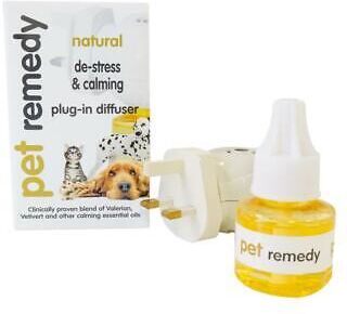 teknofarma srl pet remedy diffusore naturale antistress e rilassante + flacone 40ml - soluzione calmante per cani e gatti