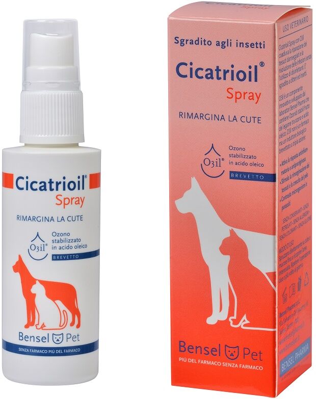 bensel pharma srl cicatrioil spray pet sgradito agli insetti 50ml - repellente naturale per cani e gatti