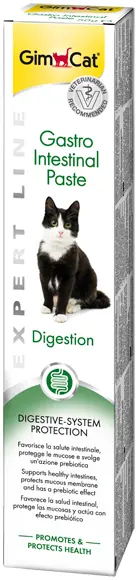 gimborn italia srl div. veter. gim cat gastro intestinal paste - snack per gatti 50g, supporto per la salute digestiva