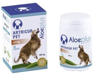 hdr srl aloeplus artitcur pet mangime complementare per cani adulti 60 capsule - supporto articolare per cani